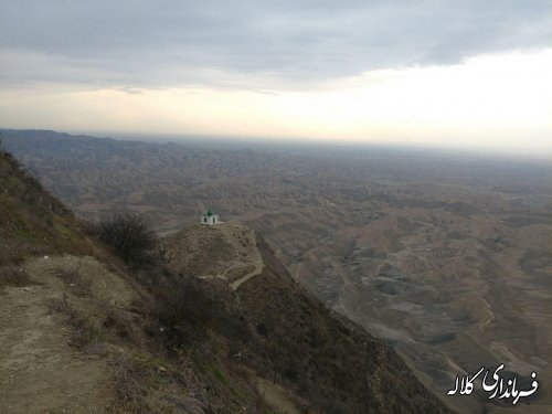 بازدید فرماندار کلاله و مدیرکل میراث فرهنگی از مجموعه توریستی خالدنبی