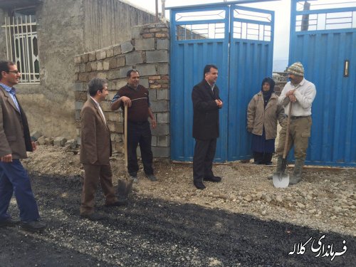 معابر روستای باینال دهستان کنگور بخش مرکزی زیرسازی و آسفالت شد