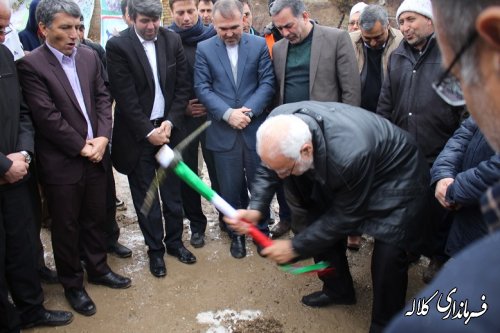 کلنگ آغاز عملیات گاز رسانی به 6 روستای بخش پیشکمر زده شد.