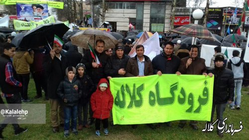 گزارش تصویری راهپیمایی 22 بهمن شهرستان کلاله