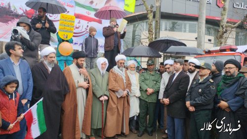 گزارش تصویری راهپیمایی 22 بهمن شهرستان کلاله