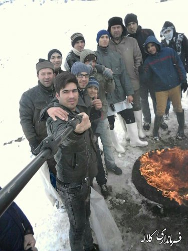 گزارش تصویری بارش برف در شهرستان کلاله