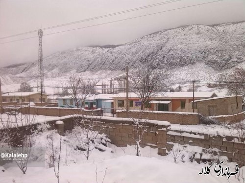 گزارش تصویری بارش برف در شهرستان کلاله