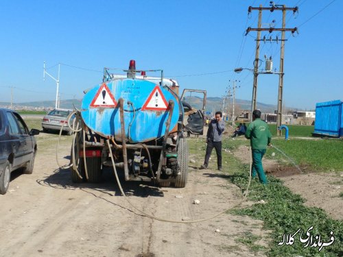 طرح نوار سبز امید کلاله اجرایی شد