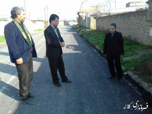 معابر روستای بربرقلعه دهستان کنگور بخش مرکزی آسفالت شد 