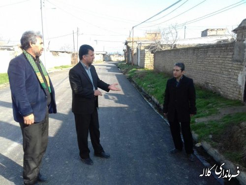 معابر روستای بربرقلعه دهستان کنگور بخش مرکزی آسفالت شد 