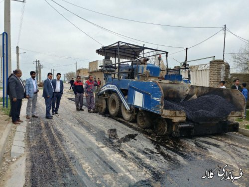 معابر روستای سد شهید چمران دهستان کنگور بخش مرکزی آسفالت شد 