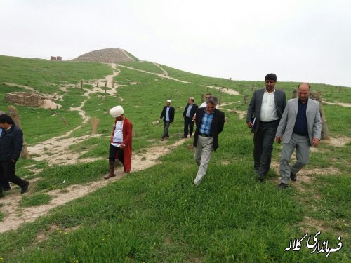  بازدید کارشناسان میراث فرهنگی از خالدنبی و روستای هدف گردشگری