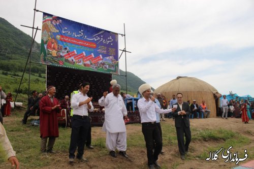 گزارش تصویر/ برگزاری مراسم جشنواره فرهنگ و اقتصاد در روستای زاو بالا بخش پیشکمر