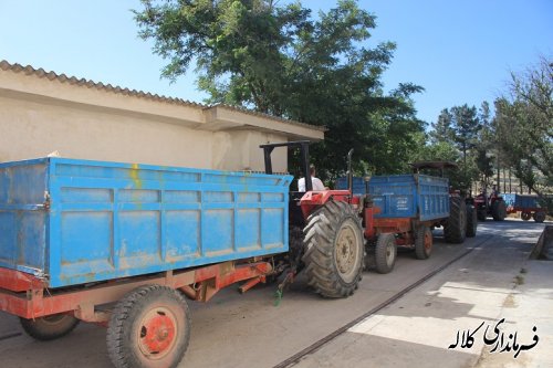 بازدید بخشدار پیشکمر از شرکت تعاونی و اولین مرکز خرید کلزا بخش پیشکمر