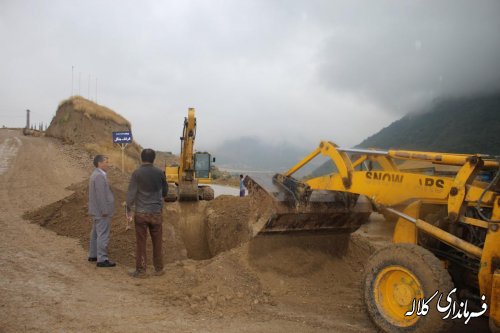 بازدید بخشدار پیشکمر از اجرای عملیات گاز رسانی 6 روستای بخش پیشکمر