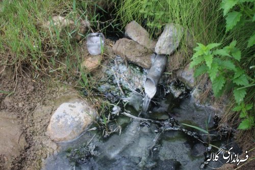 چشمه آب درمانی گوگردی با خواص درمانی در بخش پیشکمر