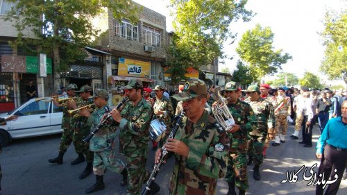 شهید علی عودی تکاور ارتش ایران در کلاله به خاک سپرده شد 