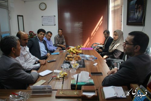 بازدید مدیرکل اداری مالی استانداری گلستان از بخشداری پیشکمر