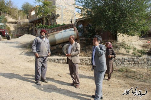 گاز رسانی به باقی مانده روستای مهدی آباد اقیاجی در دستور کار بخشدار پیشکمر