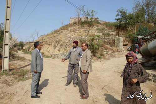 گاز رسانی به باقی مانده روستای مهدی آباد اقیاجی در دستور کار بخشدار پیشکمر