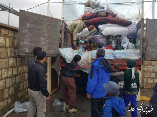 گزارش تصویری /توزیع اقلام اهدایی مردم نوع دوست بخش پیشکمر در  روستاهای شهرستان نوار مرزی ثلاث باباجانی