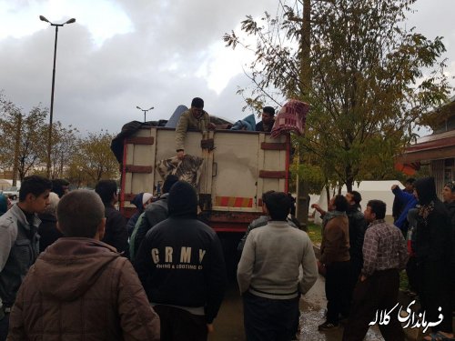 گزارش تصویری /توزیع اقلام اهدایی مردم نوع دوست بخش پیشکمر در  روستاهای شهرستان نوار مرزی ثلاث باباجانی