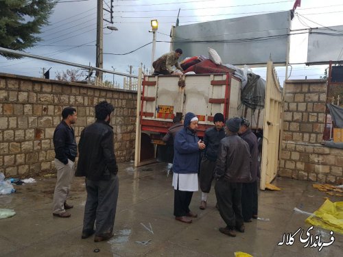 گزارش تصویری /توزیع اقلام اهدایی مردم نوع دوست بخش پیشکمر در  روستاهای شهرستان نوار مرزی ثلاث باباجانی