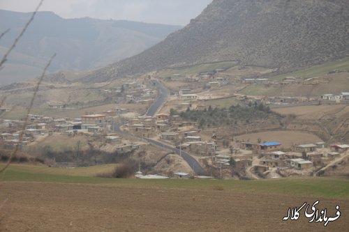 بازدید بخشدار پیشکمر از اجرای عملیات آسفالت معابر روستای زاو بالا