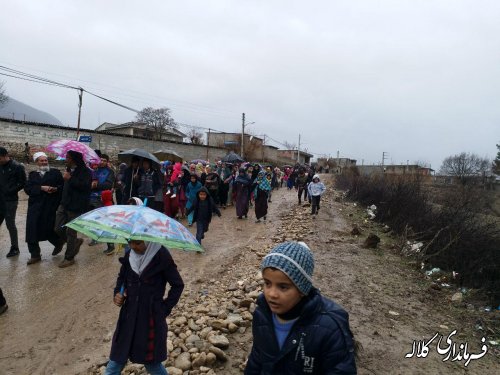 بمناسبت دهه مبارک فجر؛ پیاده روی خانوادگی در روستای قودنه سفلی بخش پیشکمربرگزار شد.