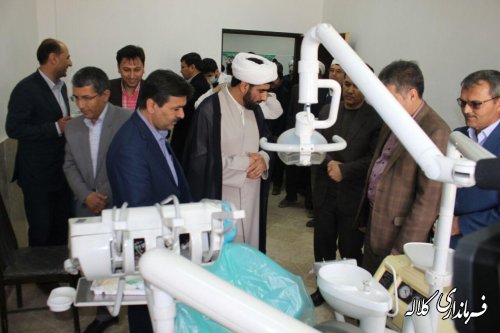 افتتاح کلینیک دندانپزشکی در مراکز درمانی و جامع سلامت قرانکی جنگل بخش پیشکمر