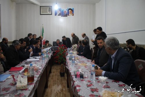 با حضور مسئولین روستاهای ایمن سازی و طرح کوچ بخش پیشکمر و شهر فراغی بررسی شد.