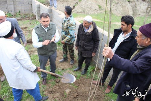 نشست بخشدار پیشکمر با اهالی روستای قره آغاچ / محوریت هفته منابع طبیعی
