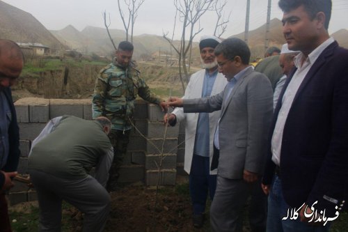 نشست بخشدار پیشکمر با اهالی روستای قره آغاچ / محوریت هفته منابع طبیعی