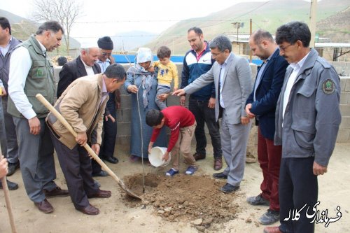 نشست بخشدار پیشکمر با اهالی روستای قره آغاچ / محوریت هفته منابع طبیعی