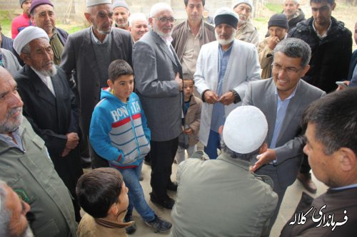 نشست بخشدار پیشکمر با اهالی روستای قره آغاچ / محوریت هفته منابع طبیعی