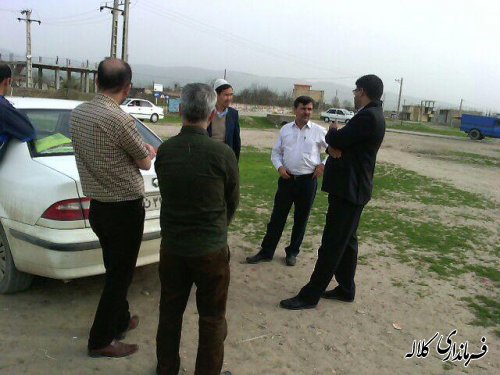 بازدید مهندس حمیدی از محل برپایی نوروزگاه در روستای تمرقره قوزی