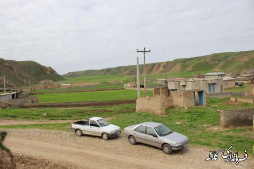 بازدید بخشدار پیشکمر از روستای شیخ لر