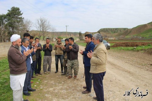 بازدید بخشدار پیشکمر از روستای شیخ لر