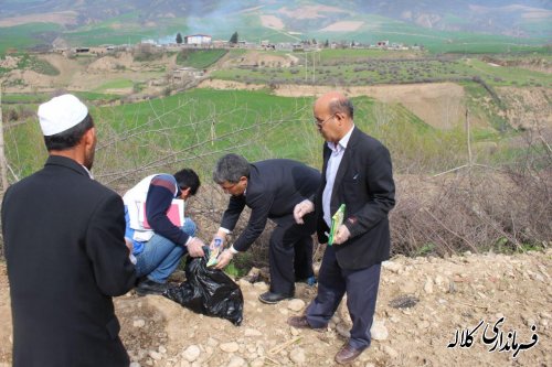 در آستانه سال نو؛طرح نهضت همگانی پاکسازی محیط روستا در بخش پیشکمر اجرا شد.