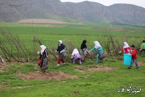 در آستانه سال نو؛طرح نهضت همگانی پاکسازی محیط روستا در بخش پیشکمر اجرا شد.