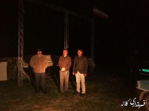 حضورحمیدی در دهکده ی گردشگری روستایی تمرقره قوزی باعث دلگرمی اهالی روستاشد.