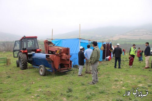 گزارش تصویری آماده سازی مکان برگزاری جشنواره فرهنگ و اقتصاد روستای سوار وسط
