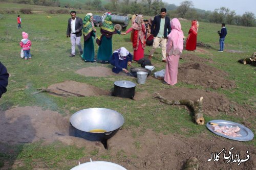 گزارش تصویری آماده سازی مکان برگزاری جشنواره فرهنگ و اقتصاد روستای سوار وسط