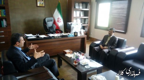 نشست فرماندار کلاله با مهندس پیشقدم رئیس سازمان مدیریت وبرنامه ریزی استان