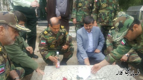 غبار روبی و غطر افشانی مزار شهدا شهرستان کلاله