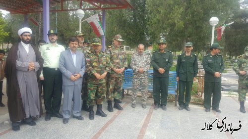 غبار روبی و غطر افشانی مزار شهدا شهرستان کلاله