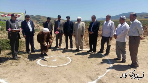کلنگ احداث ساختمان پزشک قانونی شهرستان کلاله به زمین زده شد.