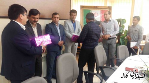 جلسه دوره ای دهیاران شهرستان کلاله برگزار شد.