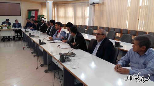 جلسه شورای هماهنگی مبارزه با مواد مخدر شهرستان کلاله برگزار گردید.