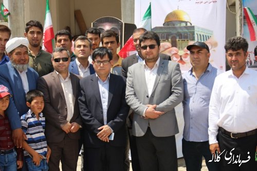 گزارش تصویری راهپیمایی روز قدس بخش پیشکمر