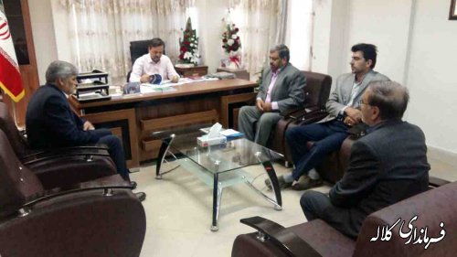 دیدار ستاد بازسازی عتبات عالیات شهرستان با فرماندار
