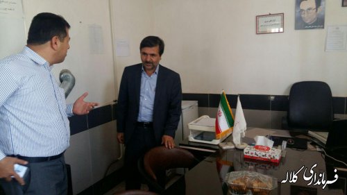 دیدار فرماندار کلاله با کارکنان اداره بهزیستی بمناسبت هفته بهزیستی