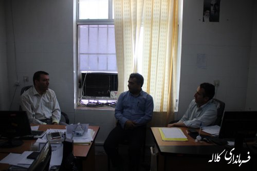 بازدید کارشناسان دفتر امور روستایی استانداری از بخشداری پیشکمر