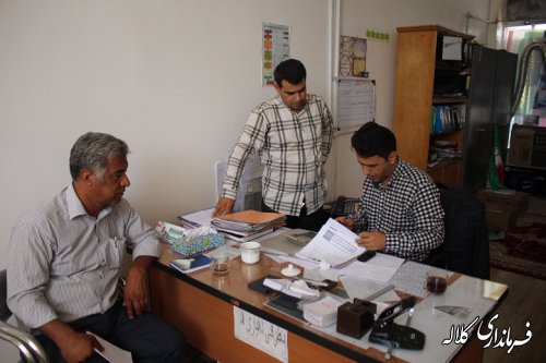 بازدید کارشناسان دفتر امور روستایی استانداری از بخشداری پیشکمر